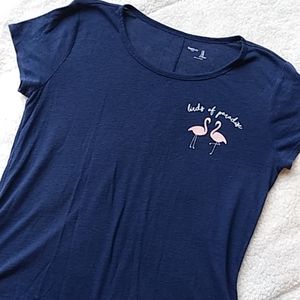 Gap flamingo light weight t shirt